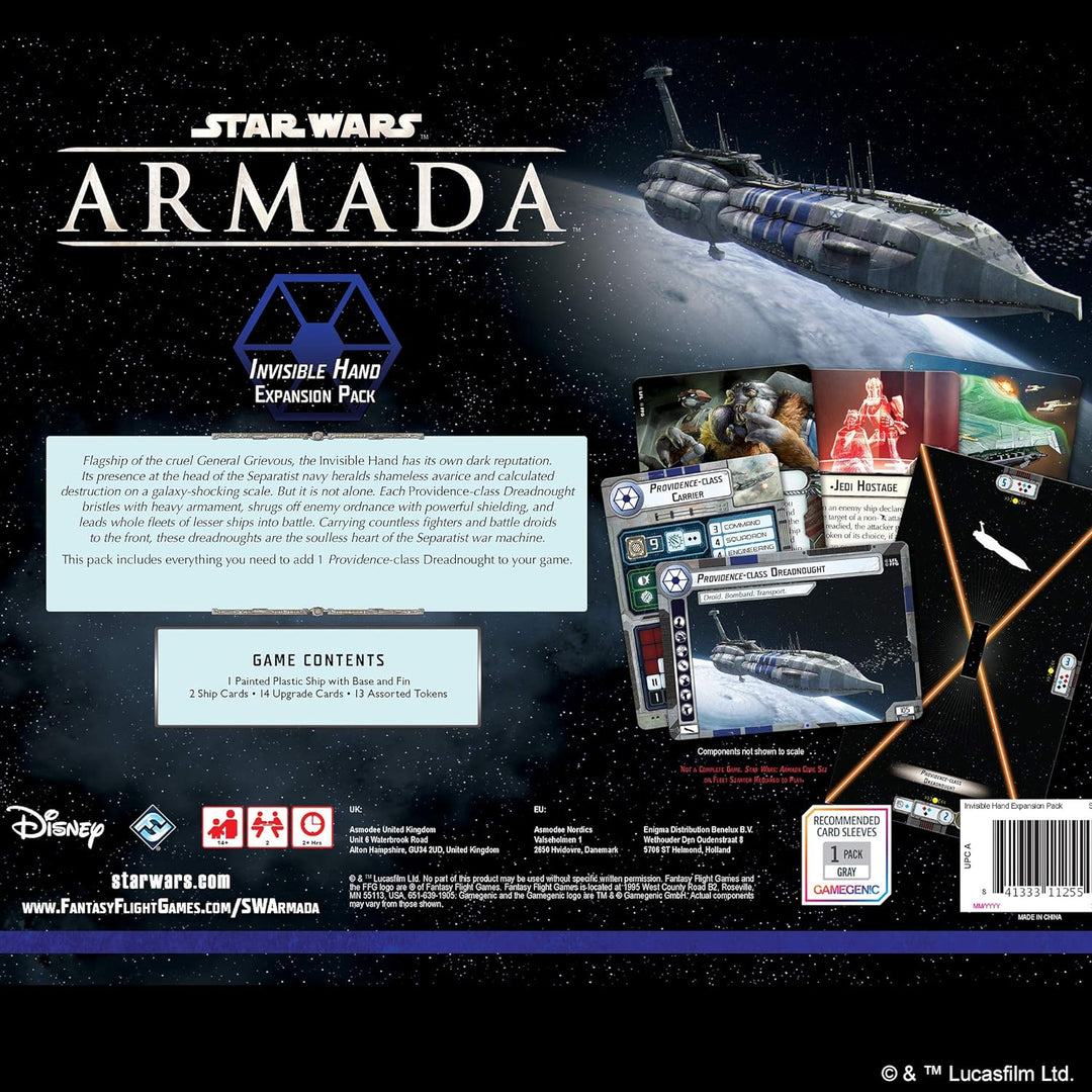 Fantasy-Flugspiele | Star Wars Armada: Unsichtbare Hand | Miniaturspiel| 2 Spielen