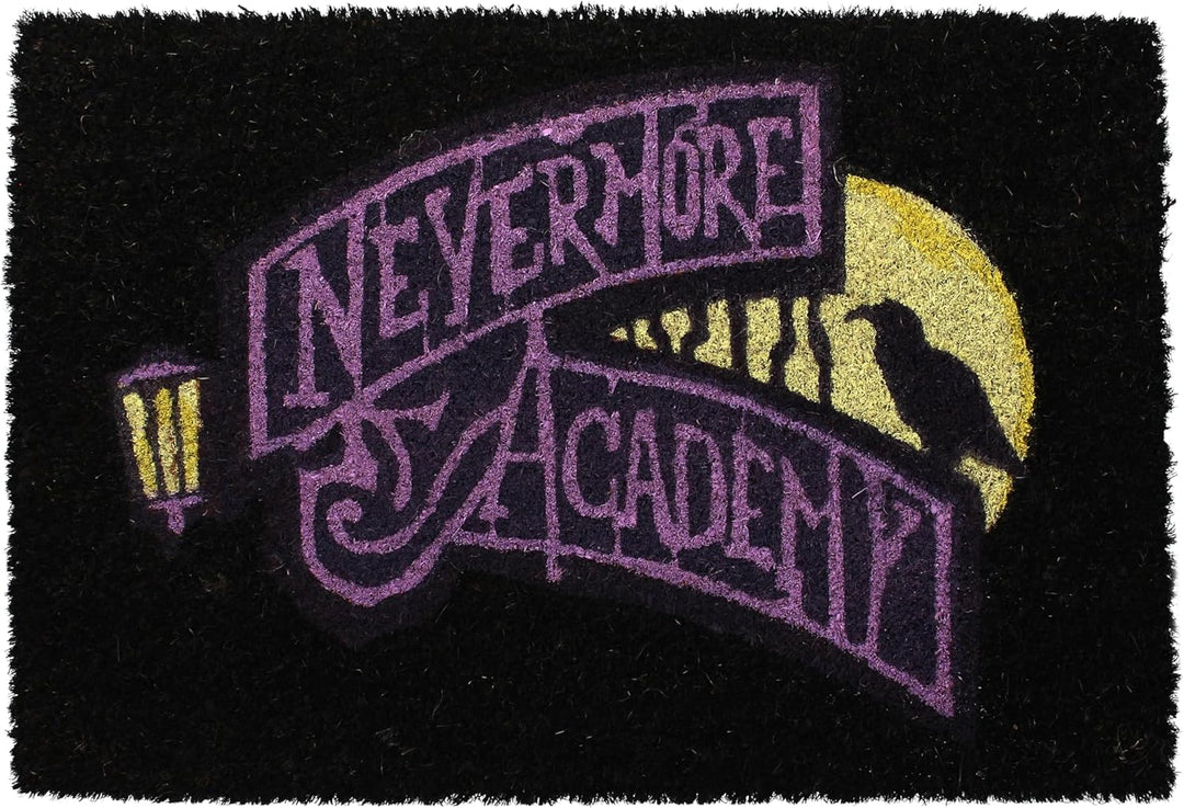 SD TOYS Wednesday Nevermore Academy Doormat - Coconut Fiber and PVC (SDTMGM25969)