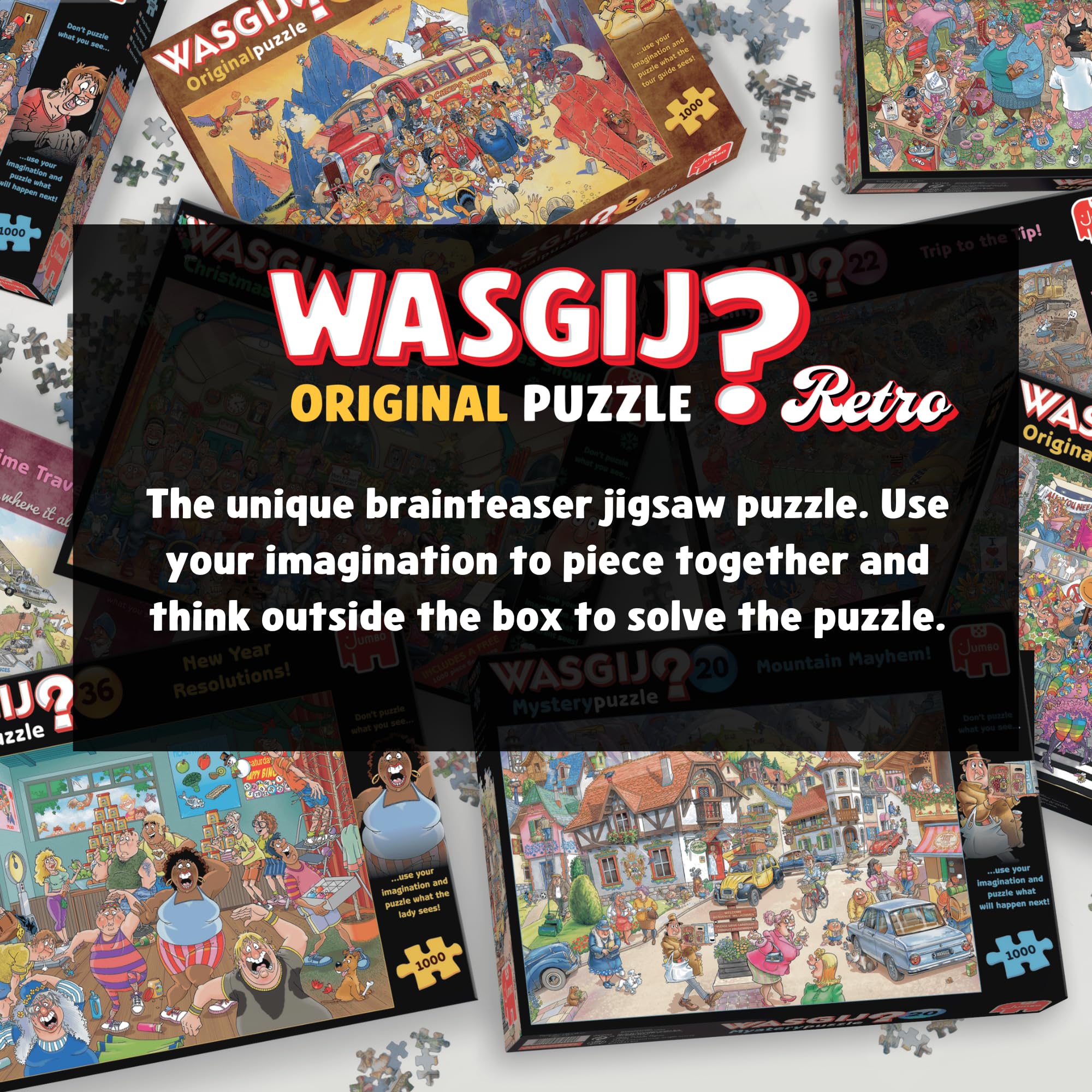 Wasgij Retro Original 10 Antique Hunt! Jigsaw Puzzle - 1000 Pieces | Adult Gift 5