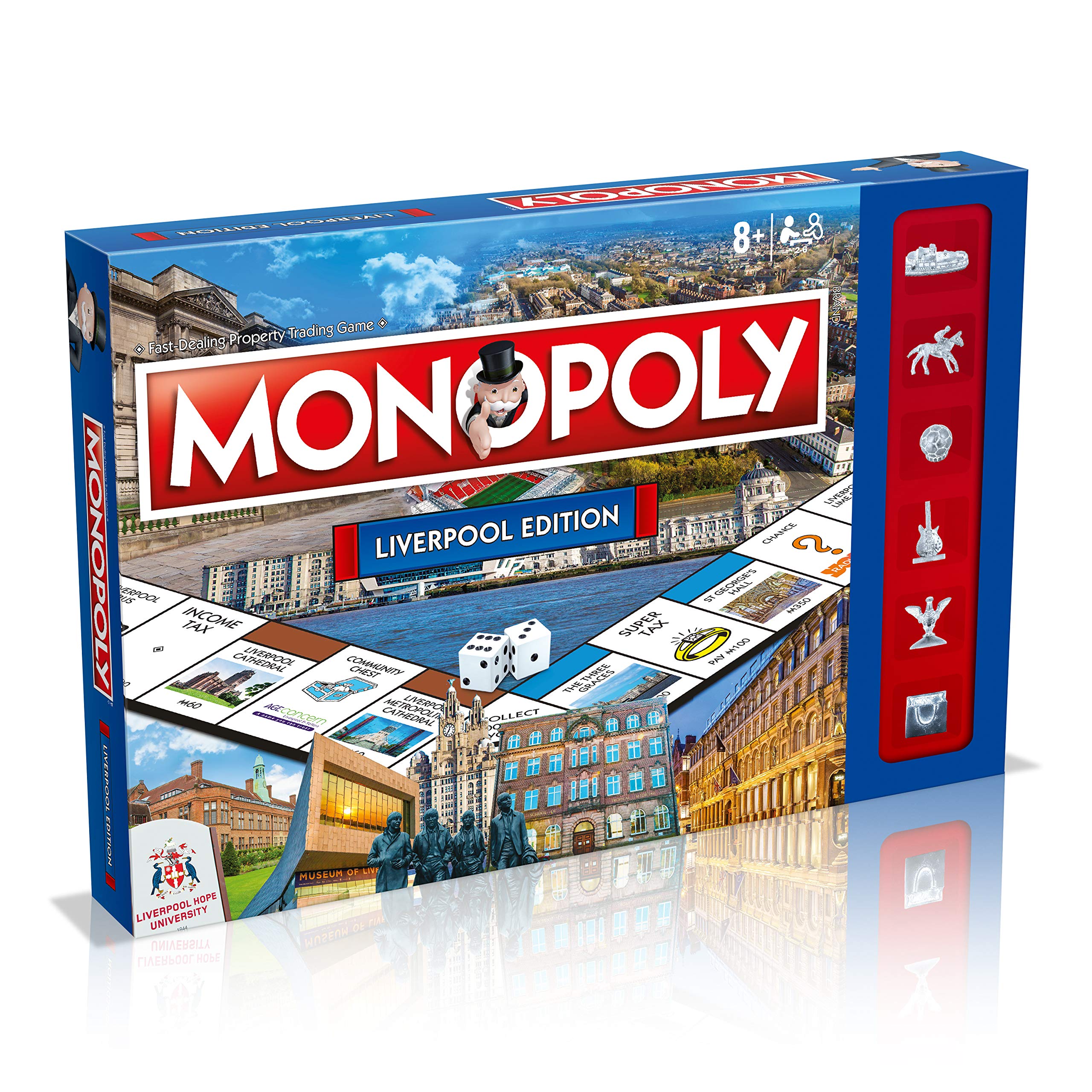 Winning Moves Liverpool City Monopoly Board Game | 2-6 Players | Standard Edition