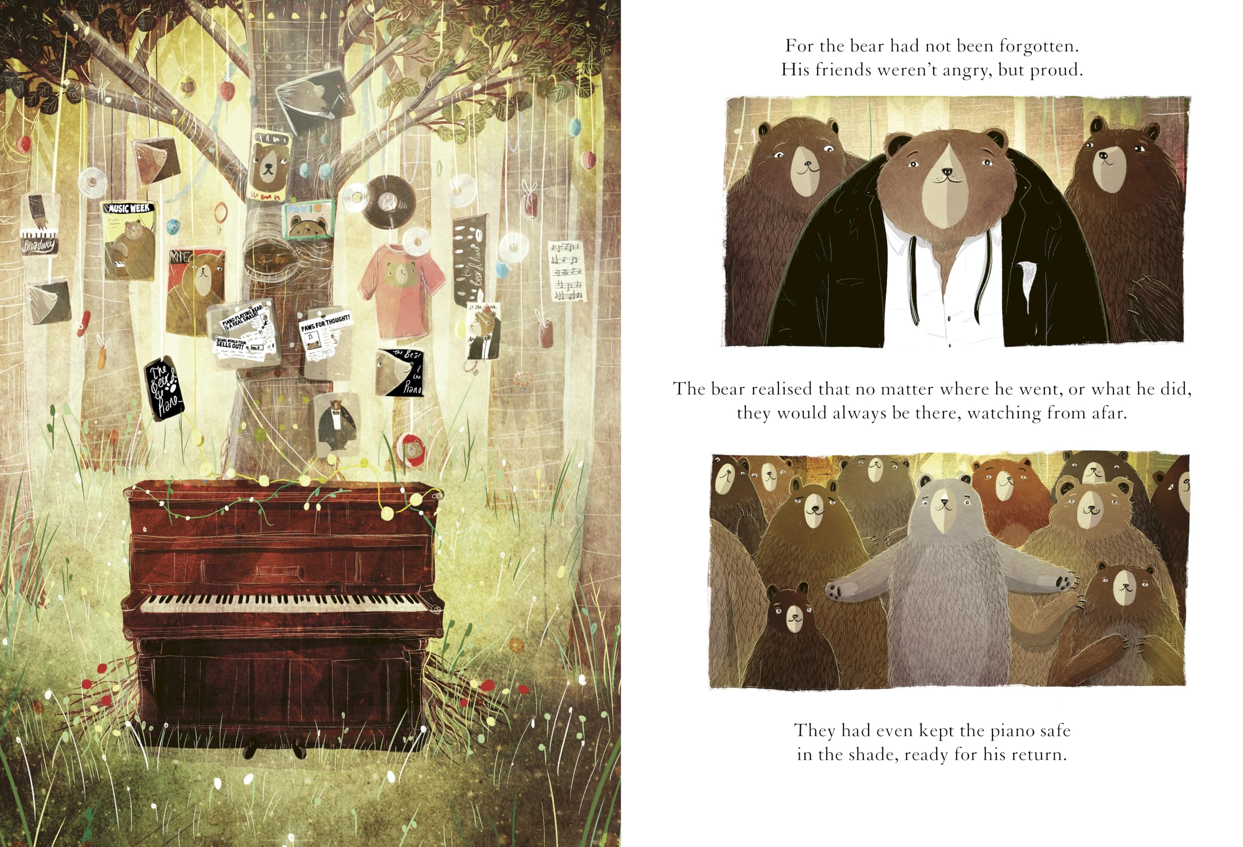 HarperCollins The Bear and the Piano by David Litchfield | Paperback | Ages 2-5 6