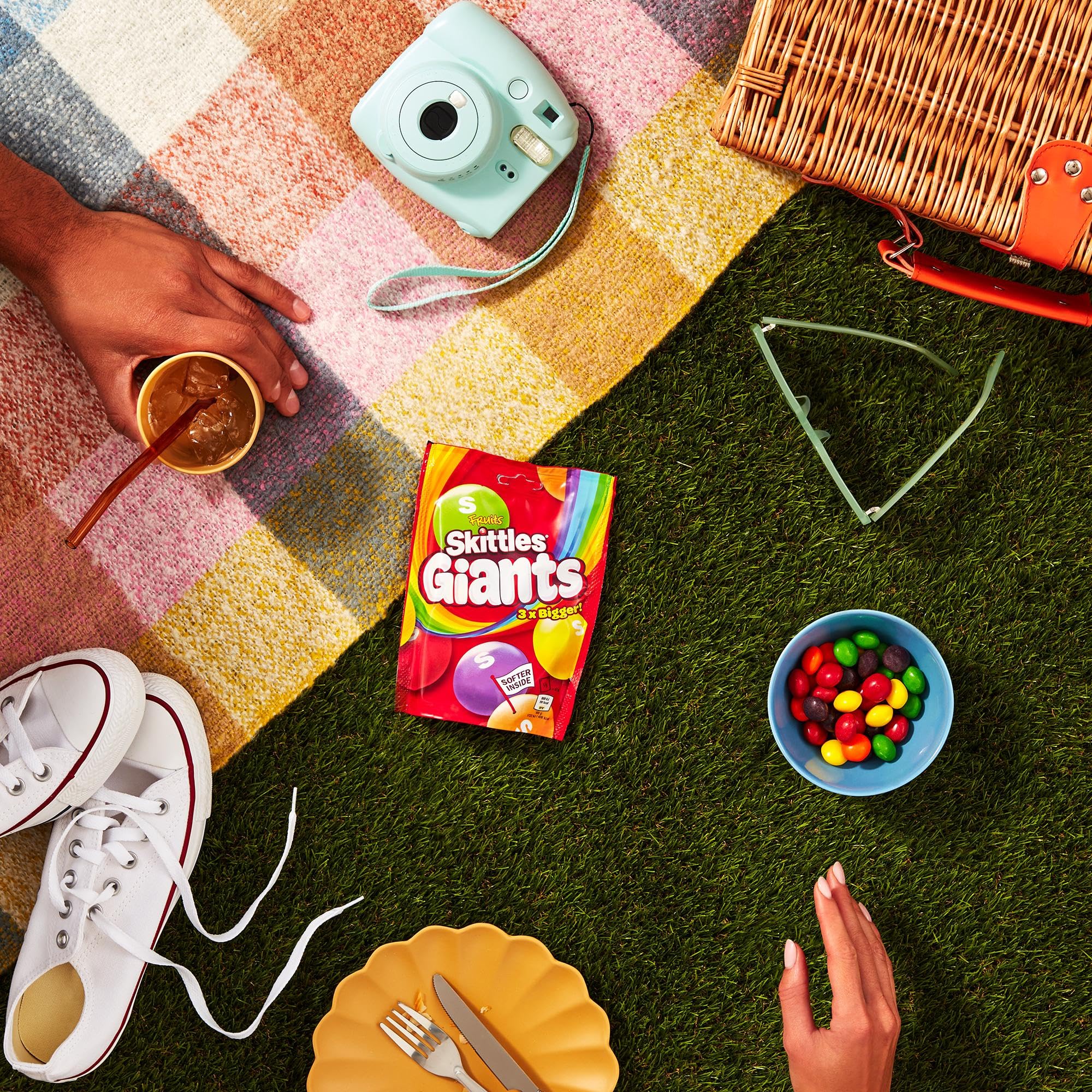 Skittles Giants Fruit Flavoured Sweets - 3x Bigger Size | 132g Bag 7