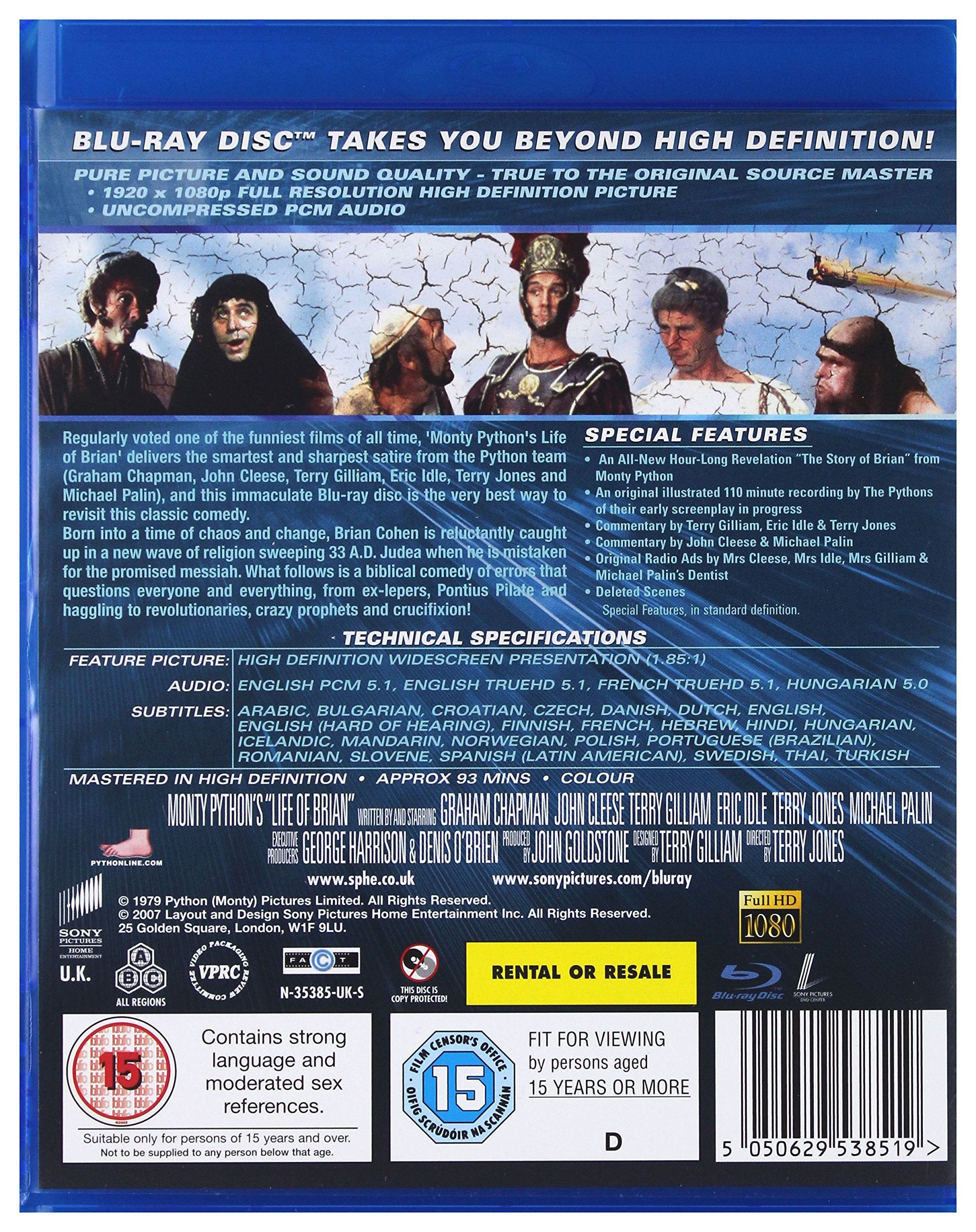 Monty Python's Life of Brian [Blu-ray]