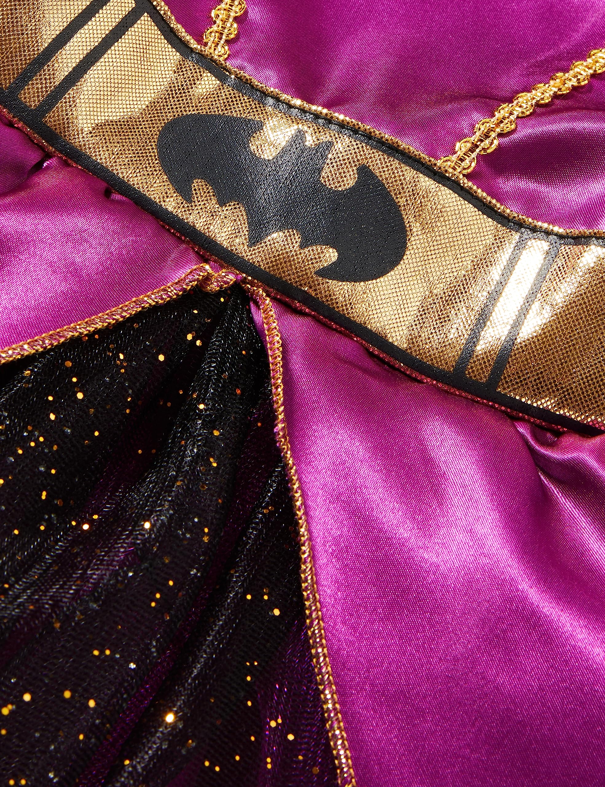 Batgirl Costume - Officially Licensed Warner Bros Purple Fancy Dress for Kids 3