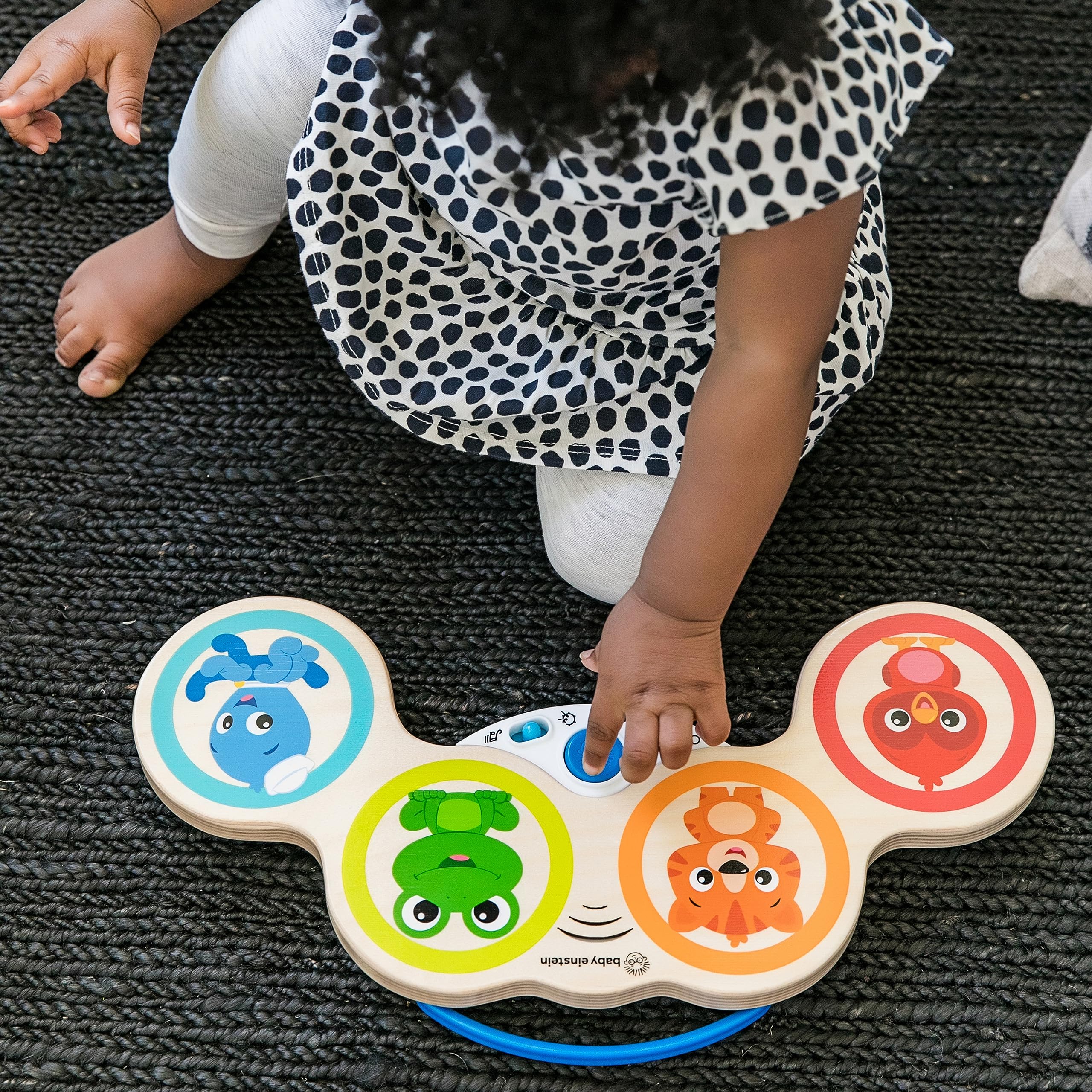 Baby Einstein Magic Touch Wooden Drum Musical Toy - 6 Months+ 7
