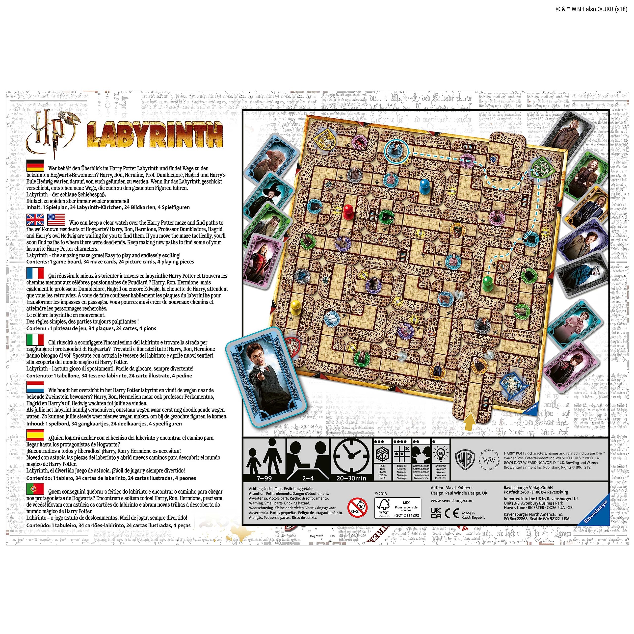 Ravensburger Labyrinth The Moving Maze Harry Potter Board Game 6