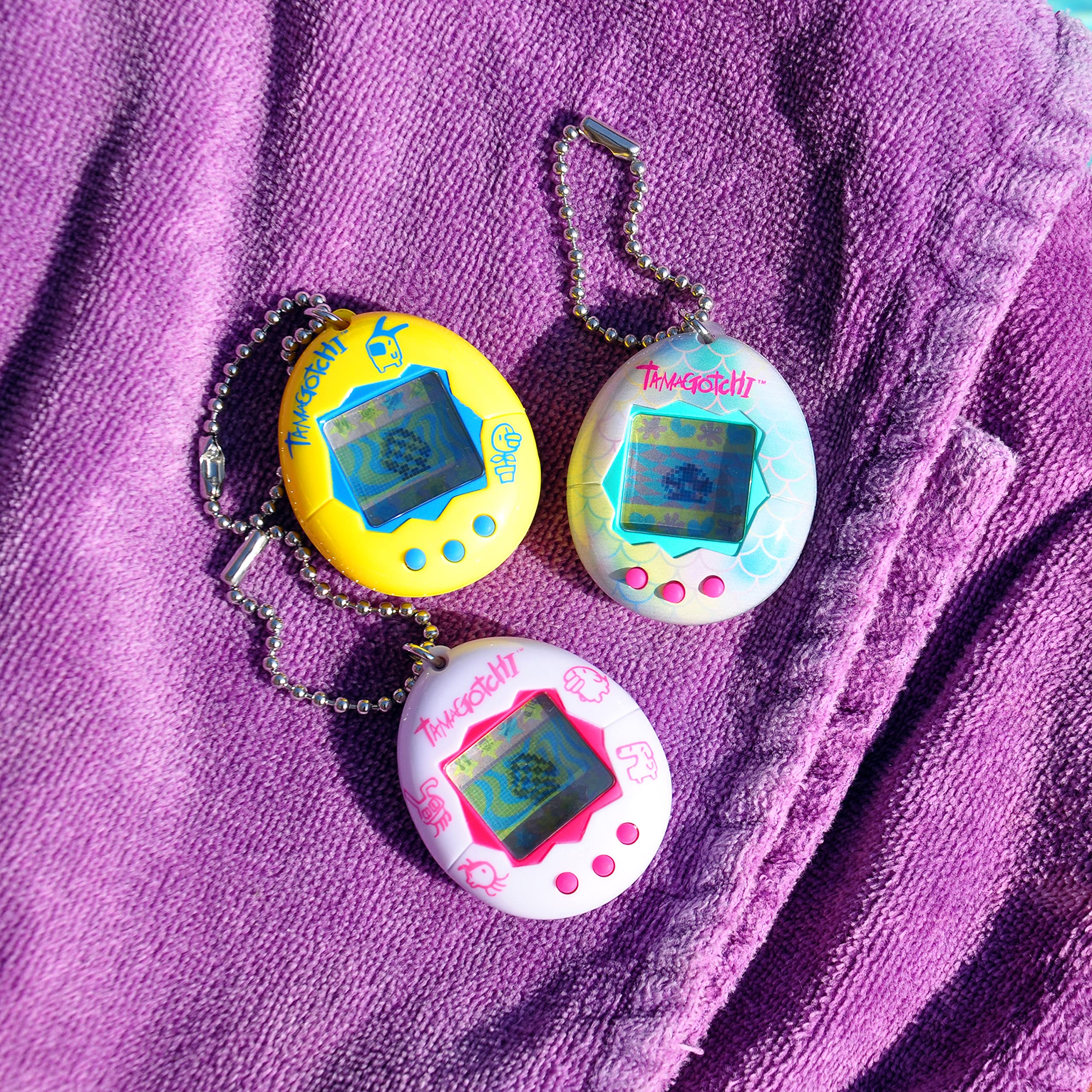 Bandai Tamagotchi Original Mermaid Shell - Retro Virtual Pet Toy for Kids & Adults 8+ 9