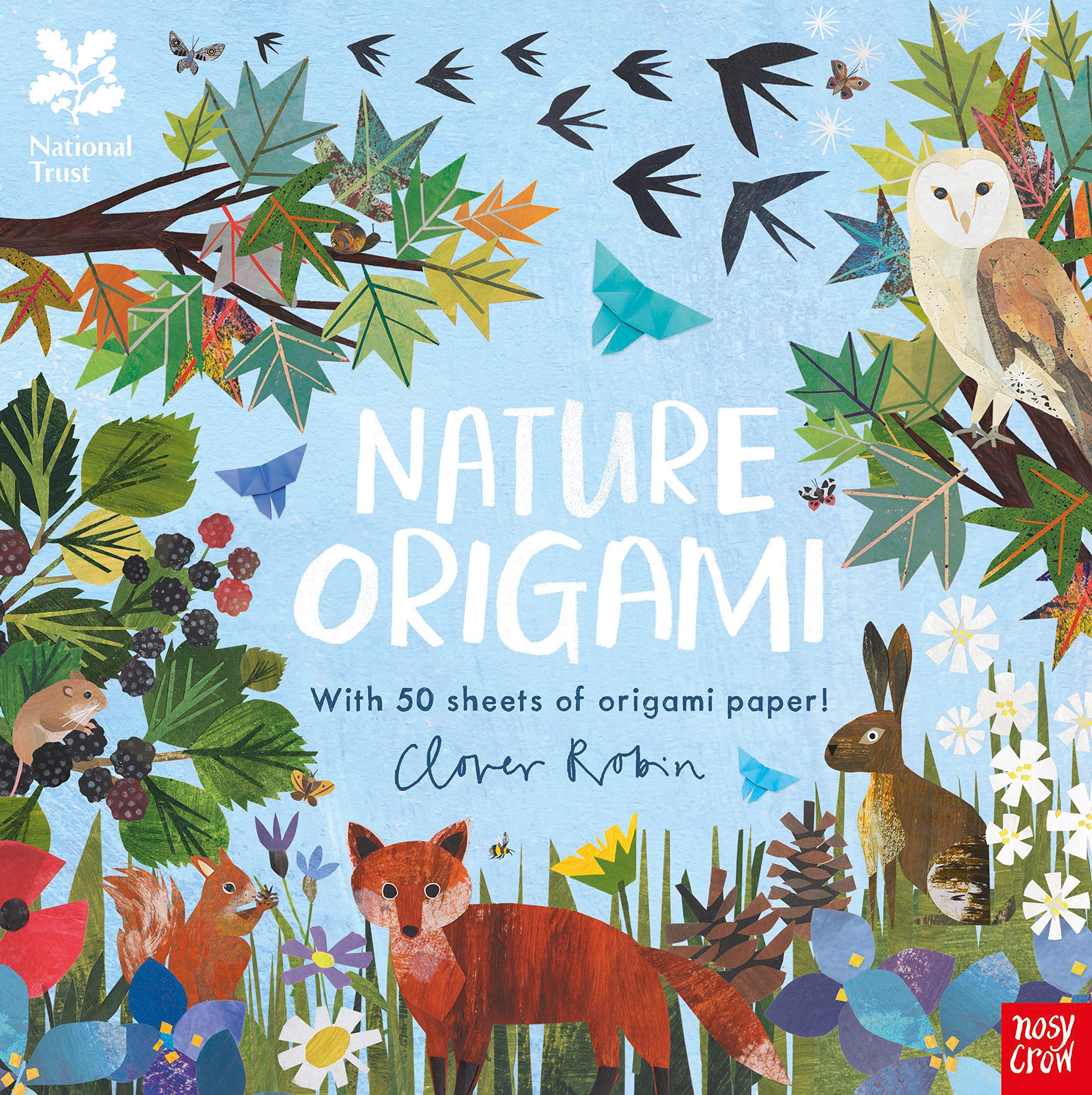 Nosy Crow National Trust: Nature Origami Book with 50 Sheets of Paper | Ages 7-10