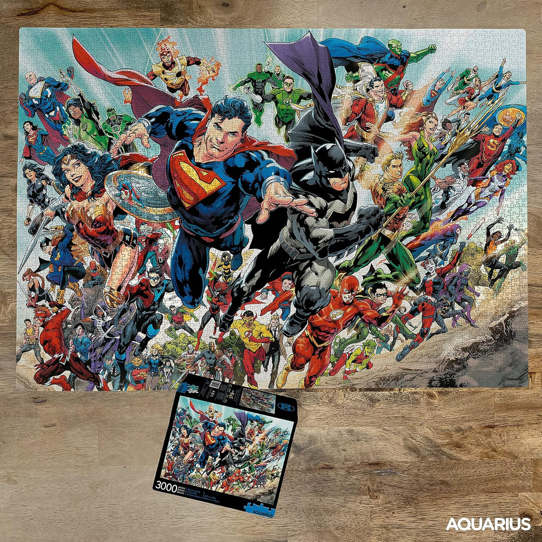 AQUARIUS DC Comics Cast - Justice League 3000-Piece Jigsaw Puzzle (68512)