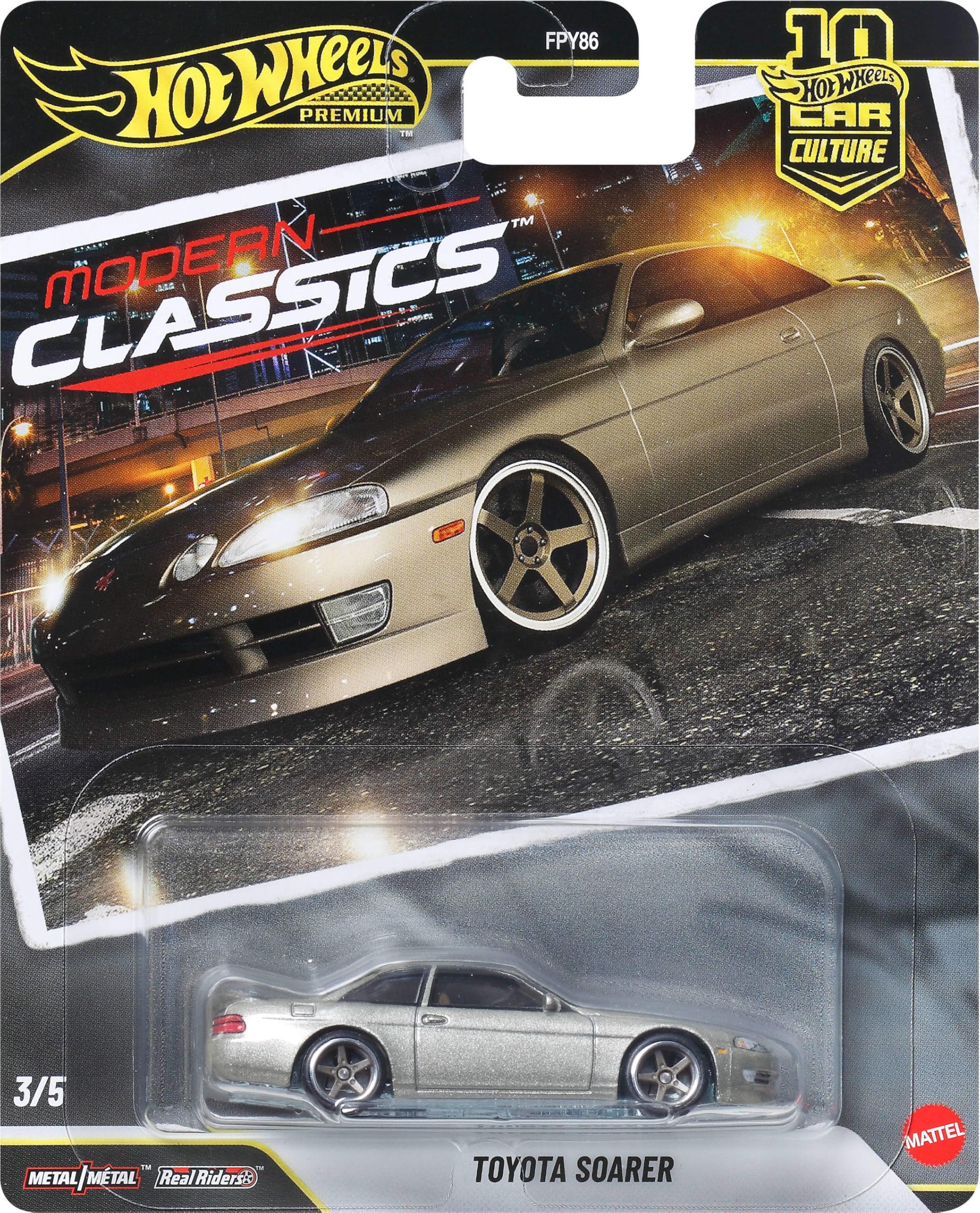 Hot Wheels Toyota Soarer Car Culture Vehicle - 1:64 Scale Die-Cast Metal Model JKF15