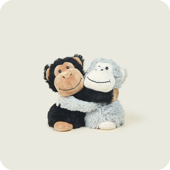 Warmies 9'' Warm Hugs Monkeys – vollständig erwärmbares Stofftier mit französischem Lavendelduft