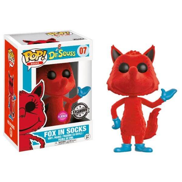 Dr. Seuss Fox in Socks Flocked Exclu Funko 13055 Pop! Vinyl #07