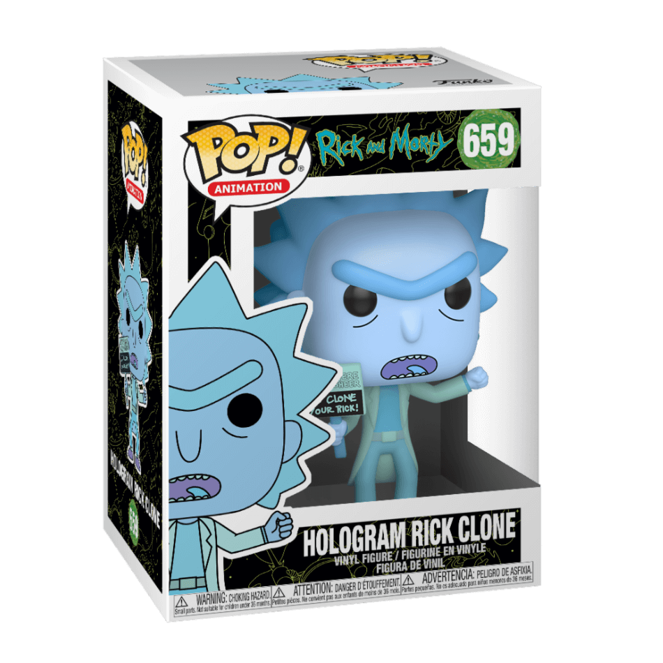 Rick and Morty Hologram Rick Clone Funko 44252 Pop! Vinyl #659