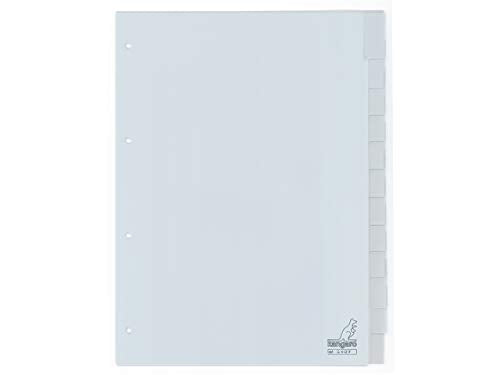 Kangaro G412F divider - dividers (Grey, Plastic, A4)