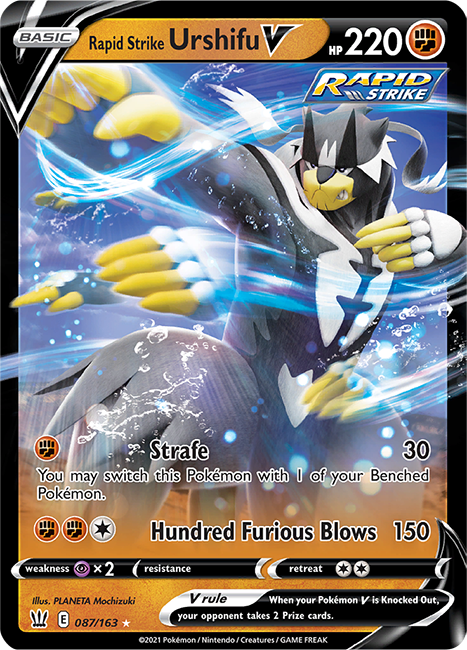 Pokémon | Single Strike Urshifu / Rapid Strike Urshifu Liga-Kampfdeck (eins nach dem Zufallsprinzip)