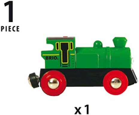 BRIO World Battery Powered Train Engine for Kids Age 3 Years Up - Compatible with all BRIO Railway Sets & Accessories