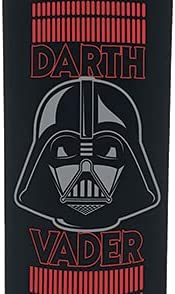 Star Wars 24240998 MDB25908 Feldflasche, Schwarz/Rot, Standard