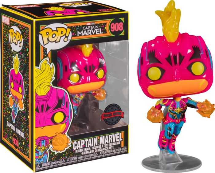 Captain Marvel Captain Marvel Exclu Funko 55213 Pop! Vinyl #908