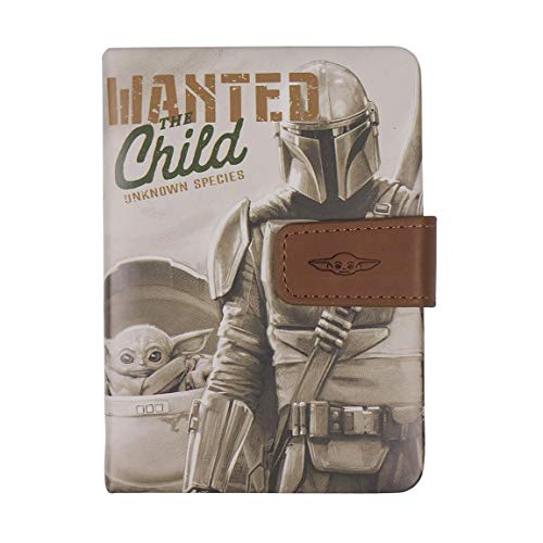 Cerda Mandalorian The Child Briefpapier-Set mit Notizbuch, Aufklebern und Clip-Off