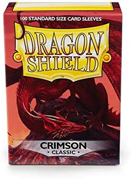 Dragon Shield - Classic Standard Size Sleeves 100Pk - Crimson, ART10021