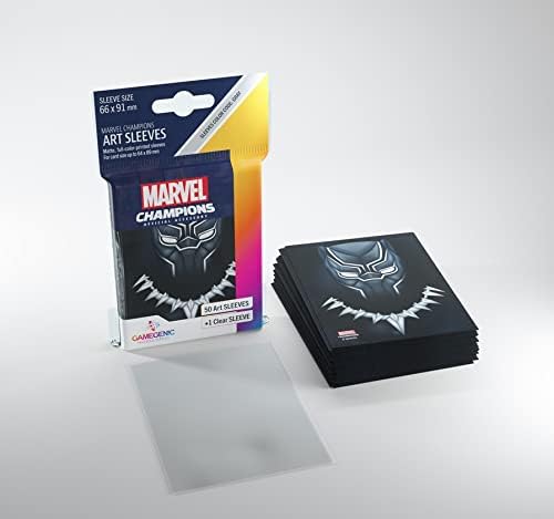 Gamegenic Marvel Champions Sleeves Marvel Black, GGS15013ML