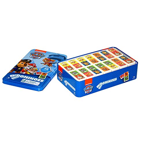 Paw Patrol 6033087 Dominoes Game in Tin