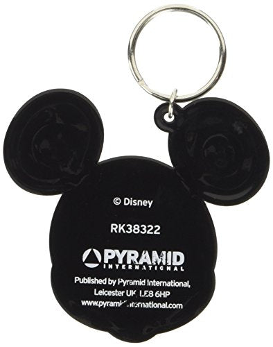 Disney Junior RK38322C Mickey Mouse Rubber Keychain, Multicoloured, 4.5 x 6cm