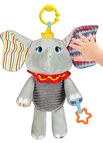 Clementoni 17297 Disney Dumbo Activity Plush, Multi-Colour