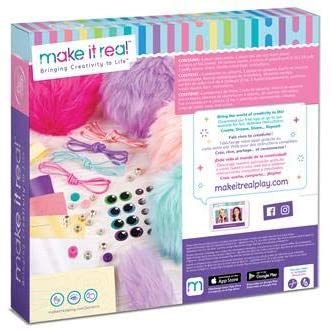 Make It Real CuddleMob Fai da te Pom Pom Personaggi Kit di arti e mestieri per ragazze