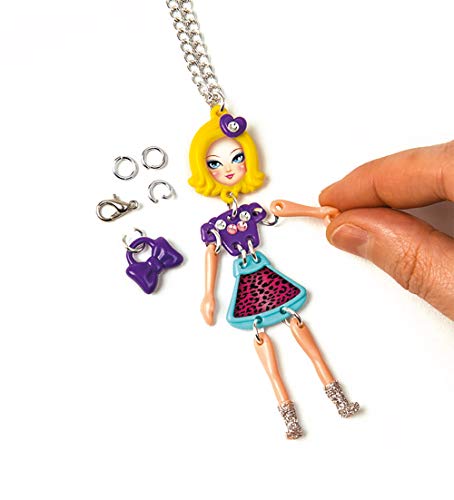 Clementoni 18587, Crazy Chic My Charm Dolls Schmuckset für Kinder ab 7 Jahren