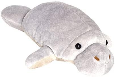 Wild Planet 31 cm Classic Manatee Plush Toy (Multi-Colour) - Yachew