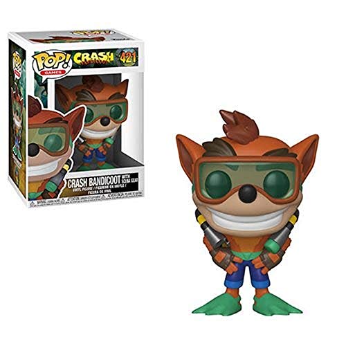 Crash Bandicoot Scuba Crash Funko 33916 Pop ! Vinyle