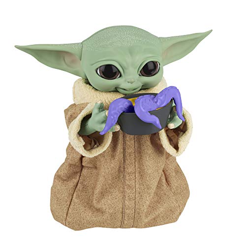 Star Wars Galactic Snackin’ Grogu 9.25-Inch-Tall Animatronic Toy with Over 40 Sounds