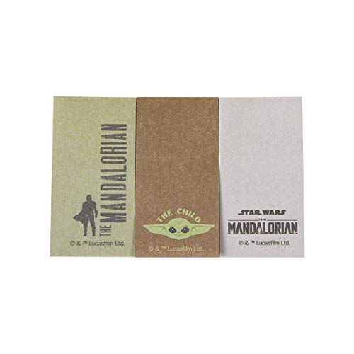 Cerda Mandalorian The Child Briefpapier-Set mit Notizbuch, Aufklebern und Clip-Off