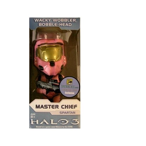 HALO 3 Master Chief Spartan Silver Funko Wacky Wobbler