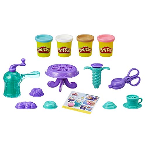 Play-Doh Kitchen Creations Entzückendes Donuts-Set mit 4 Farben und Rädern Excavat