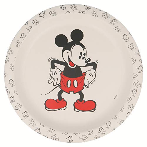 Stor Disney Mickey Teller 90 Jahre Bambus