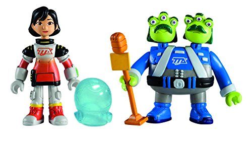 Miles von Morgen 481411ML Miles From Tomorrowland Play Figures, Watson & Crick und Phoebe