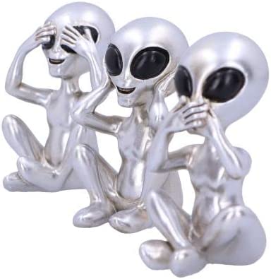 Nemesis Now Three Wise Aliens, Silver, 7.5cm (U5929V2)