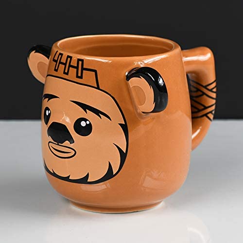 Star Wars SCMG25086 15oz/450ml 3D-Ewok-Keramikbecher, 450ml