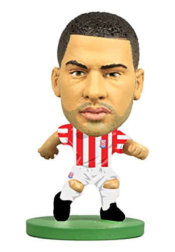 SoccerStarz SOC942 Klassisches Stoke Glen Johnson Heimtrikot