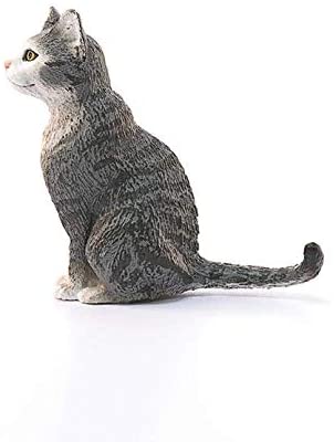 Schleich Katze sitzend Spielzeugfigur