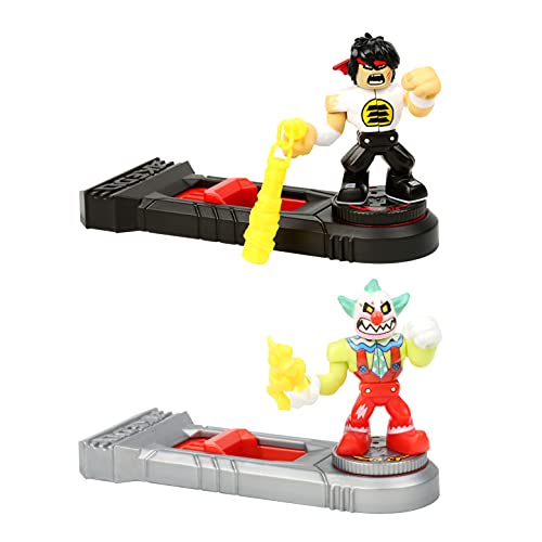 Akedo Ultimate Arcade Warriors Versus Pack - Chux Lee vs Crackup Mini Battling Action Figures for Ages 5-12 2