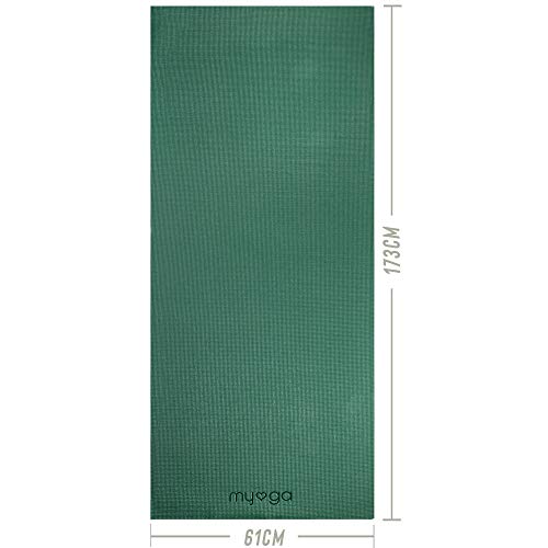 Myga RY1466 - Entry Level Yoga Mat - Exercise Fitness Mat for Pilates and Core W