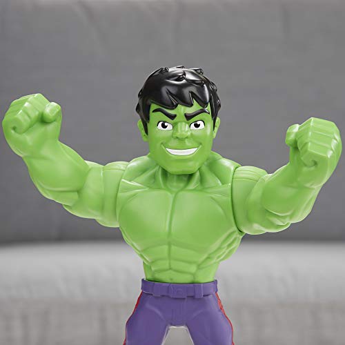 Playskool Heroes Marvel Super Hero Adventures Mega Mighties Hulk Action Figure da collezione da 10 pollici