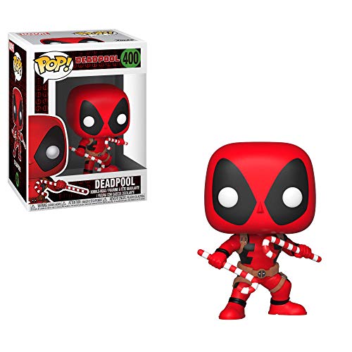 Deadpool (w/ Candy Canes) Funko 33985 Pop! Vinile #400