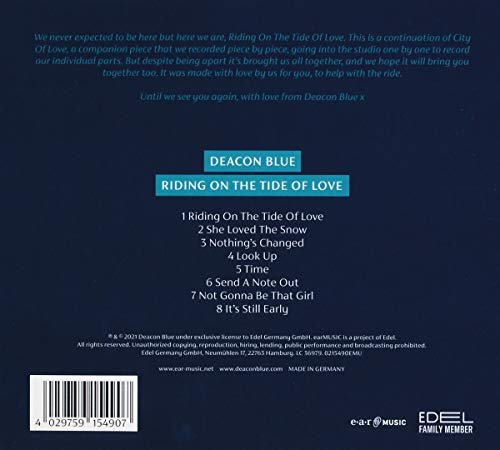 Riding On The Tide Of Love – Deacon Blue [Audio-CD]