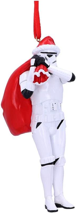 Nemesis Now Stormtrooper Weihnachtssack-Hängeornament, 13 cm, Weiß