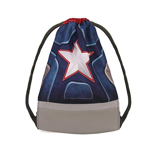 Karactermania Captain America Suit-Storm Kordelzugbeutel Kordelzugbeutel, 48 cm, M