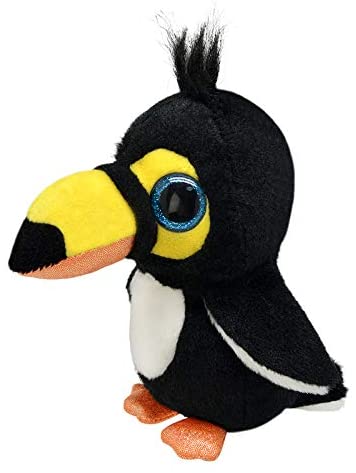 Wild Planet Orbys Toucan Plush Toy 25 cm Handmade, Multi-Colour K8505